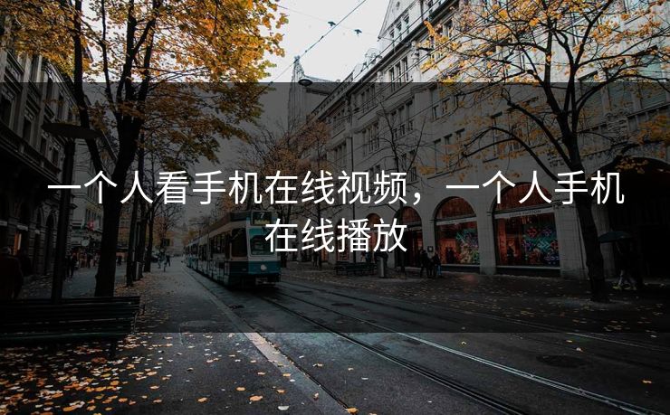 一个人看手机在线视频，一个人手机在线播放