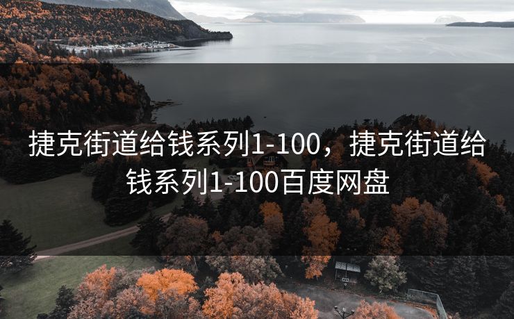捷克街道给钱系列1-100，捷克街道给钱系列1-100百度网盘